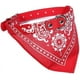 thumbnail image 1 of Moda Perro Bandana Collar Perro Collar Niño Bandana Mediana Cachorro Bandana Con Collar Para Perros - Rojo - M, 1 of 5