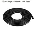 thumbnail image 2 of Uxcell 5 Meters T-Slot Mount Weatherstrip Seal 7mm Bulb Bubble for 5mm Slot Black, 2 of 5