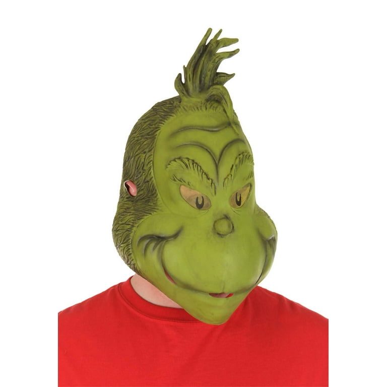 Fun Costumes Dr. Seuss The Grinch Adult Molded Latex Mask Standard