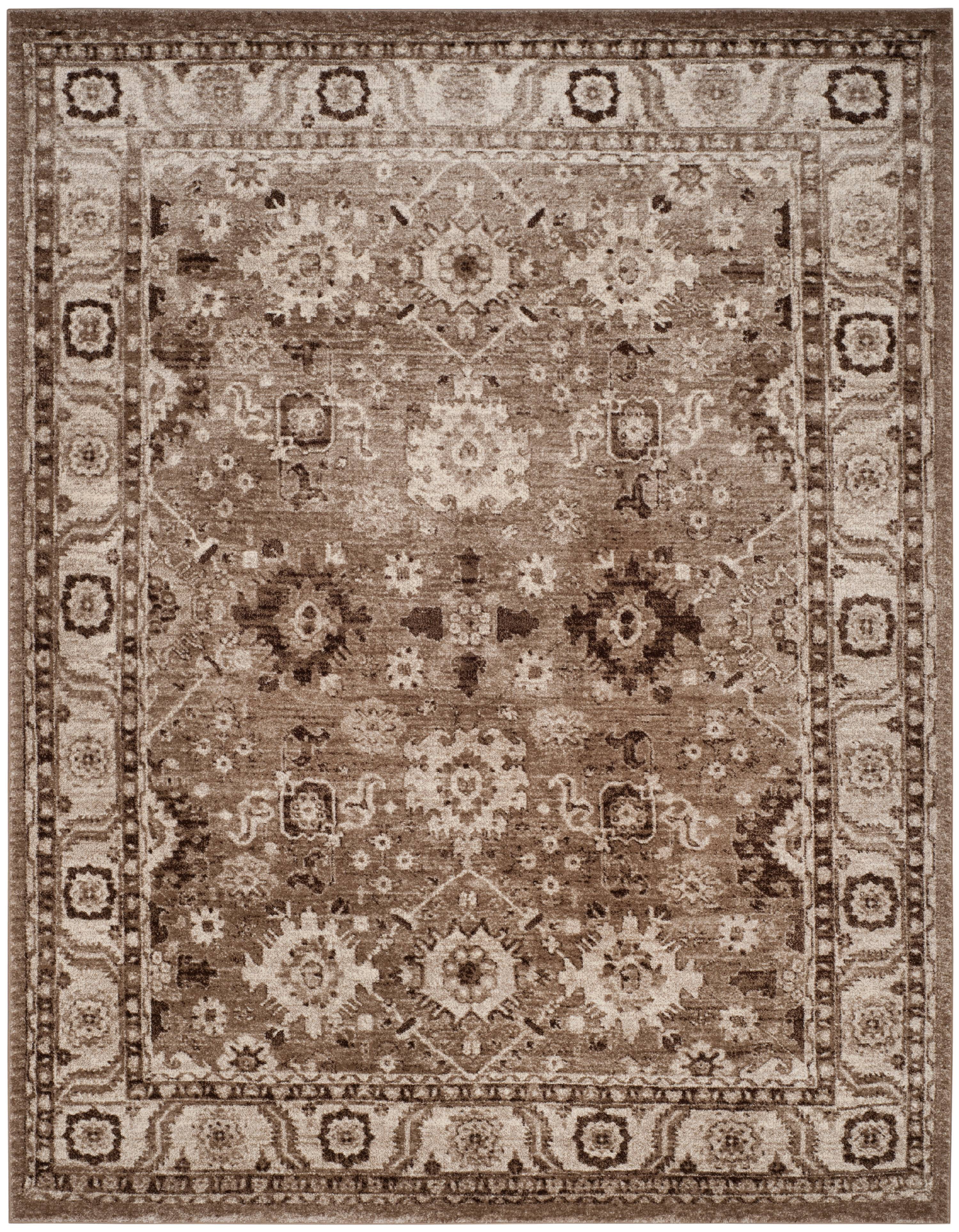 SAFAVIEH Vintage Hamadan Pema Traditional Area Rug, Taupe, 9' x 12'