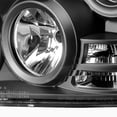 thumbnail image 4 of AKKON - Fits 2013-2018 Ram 1500 2500 3500 LED DRL Tube Signal Projector Black Headlights + LED Red Tail Lamp w/Wire Set, 4 of 7