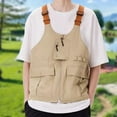 thumbnail image 6 of FVDPWYE Multi Pocket Vest Trendy Portable Shoulder Harness Bag for Camping Hiking Travel, 6 of 9