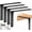 Black Viva, variant on 4 Pack Heavy Duty Brass Shelf Brackets 12 Inch by Balin Designs – Decorative L Bracket for Shelves, Metal Shelf Support Bracket, Wall Mounted Countertop Iron Corbels, Floating Gold Shelving Brackets
