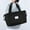 Black, variant on Dvkptbk Travel Essentials Travel Bag Travel Duffel Bag Sports Gym Bag with Separate Shoe Compartment Folding Organizer Bag Sport Duffel Bag Tote Bag