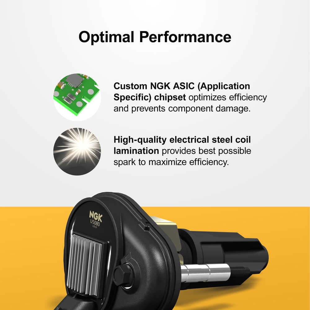 NGK 49614 Premium COP Pencil Type Ignition Coil: Meets or Exceeds OE Specifications