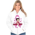thumbnail image 4 of Betty Boop Breast Cancer Chemo Hero Women Plus Size Zipper Hoodie Brisco Brands 2X, 4 of 5