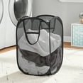 thumbnail image 6 of (5 pack) Mainstays Pop-Up Spiral Polyester Laundry Hamper, Rich Black, Adult, 6 of 11