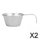 thumbnail image 1 of 2 cuencos para exteriores, cuencos para acampar, con asa, utensilios de cocina livianos y portátiles, vajilla 2 piezas, 1 of 8