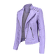thumbnail image 3 of Pntutb Chaqueta de motorista con solapa a la moda para mujer Abrigo con cremallera Biker Short Punk Cropped tops Rollbacks Pntutb Pntutb-3869, 3 of 5