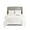 Off-White, variant on Gracie Mills Anita 3-Piece Tufted Cotton Chenille Floral Duvet Cover Set Grey