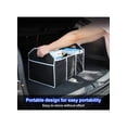 thumbnail image 4 of Car Boot Compartmental Organizer 50x33x32 cm,Car Trunk Organizer, Portable Foldable Waterproof Auto Storage Bag with 3 Compartments, Collapsible Cargo Trunk Groceries Organizer, 4 of 5