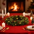 thumbnail image 4 of 70.86In Real Touch Christmas Garland Prelit with Lights,Artificial Mixed Evergreen Garland with Pinecones for Winter Holiday Decor,Indoor Garland for Mantle Fireplace Stairs Table Home Decoration, 4 of 6