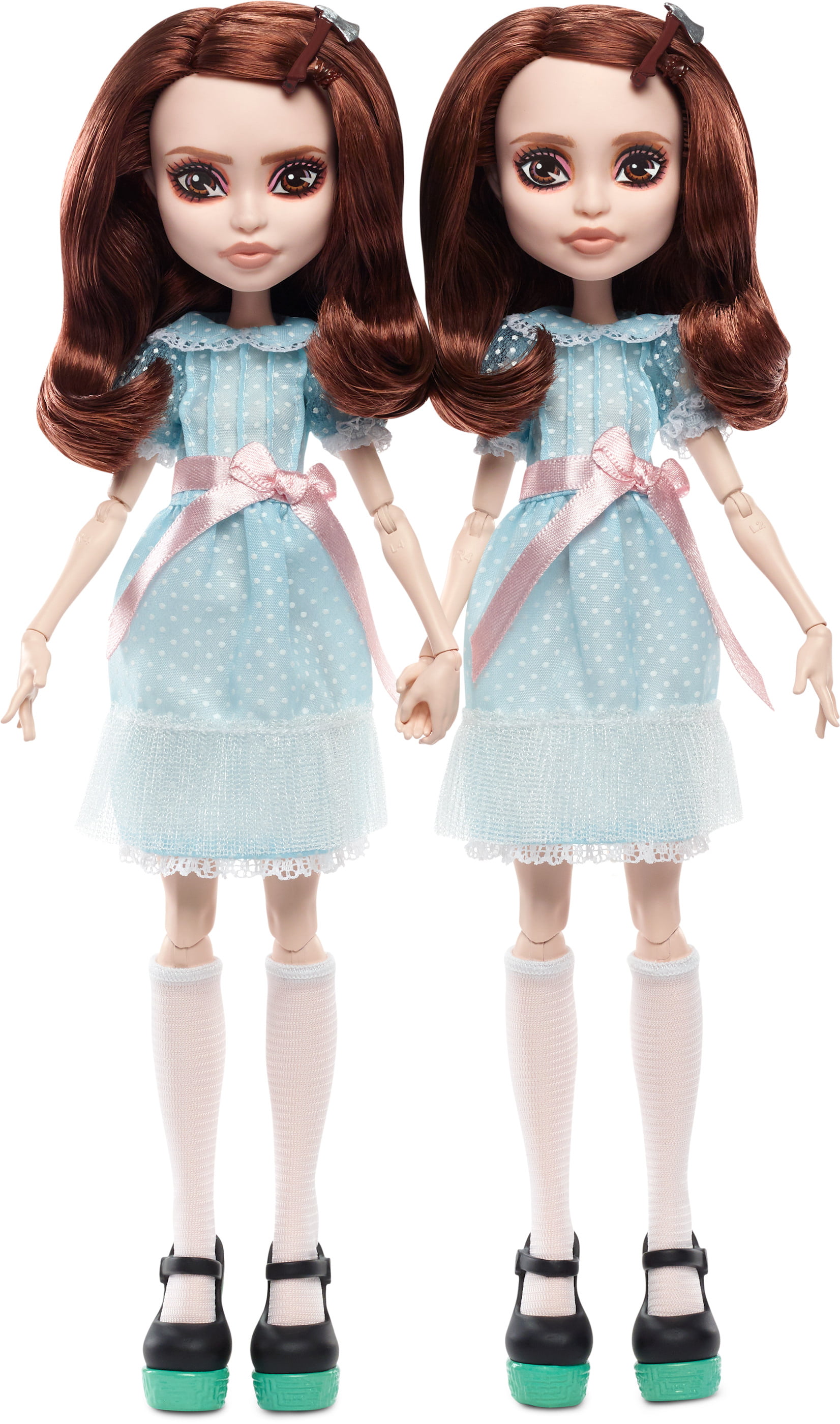 FREE SHIPPING The Shining Grady Twins Collector Doll 2-Pack 10-Inch