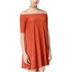 thumbnail image 1 of Planet Gold Vestido suave para mujer, naranja, pequeño Planet Gold Cambio, 1 of 2
