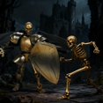 thumbnail image 1 of Figuras de acción Chain-Forces Medieval Skeleton Knight, 1 of 7