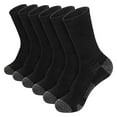 thumbnail image 1 of Black Sock Slippers Men's Basketball Socks Solid Color Short Socks 5PC, 1 of 4