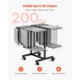 thumbnail image 2 of VEVOR Carrito para sillas plegable con capacidad para 14 sillas de 200 lb, carrito para sillas en forma de T, 2 of 9