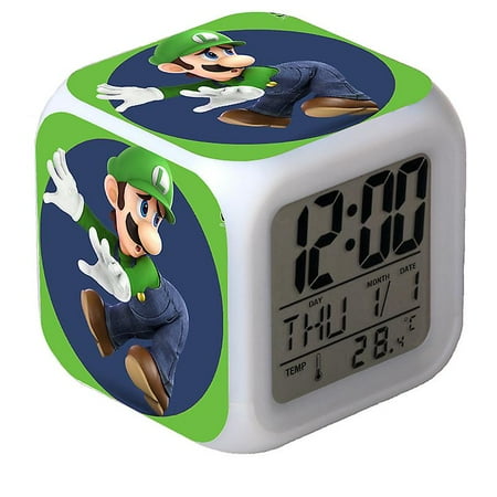Super Mario Colorful Color Changing Alarm Clock Led Animation Cartoon Gift Alarm Clock | Walmart Canada Super Mario Colorful Color Changing Alarm Clock Led Animation Cartoon Gift Alarm Clock | Walmart Canada