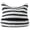 Black stripes, variant on AOOOWER Little Devil Hat Skullies Beanie Cat Ear Beanie Devil Horn Hat Striped Knit Hat