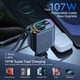 thumbnail image 5 of Cargador de coche CODEYO retráctil USB C 65W PD con luz RGB, 5 of 7