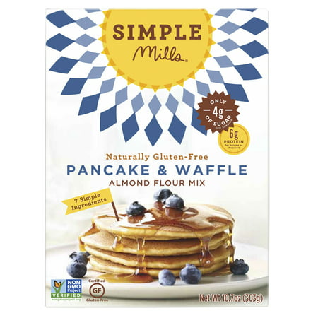 Simple Mills Almond Flour Mix Pancake & Waffle, 10.7 OZ - Walmart.com