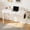 White, variant on BESKADI 32 Inch Mid Century Modern Desk - Rubber Wood Desk with Drawers, Vintage Narrow Desks with 2 Hooks, Small Writing Desks for Small Spaces, Bedroom, Living Room & Office, Walnut Color