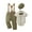 Green, variant on Baby Boy Clothes Suits Gentleman Dress Romper Beret Hat Suspender Pants Bow Tie Outfit 0-18M