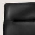 thumbnail image 2 of CHUN YI Modern Farmhouse Faux Leather Dining Chairs, Upholstered Kitchen Chairs, Set of 2, Black, 2 of 9
