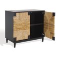 thumbnail image 6 of SAFAVIEH Couture Roseanne Nightstand, Black/Natural, 6 of 14