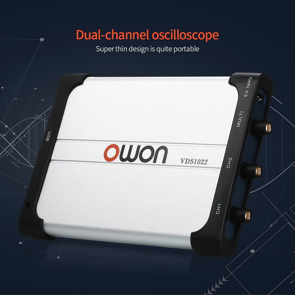 Owon VDS1022I Dual-channel Oscilloscope PC Oscilloscopes Virtual USB K5S2 