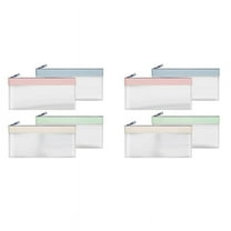 8 Pieces Money Bags with Zipper, Cash Envelopes,Money Pouch, Clear Bank Deposit Bags, Bank Bag, Cash Bag, Coin Bag8 x Money Bags