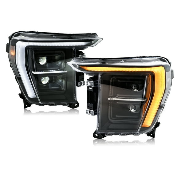 Headlights for Ford F150 2021 2022 2023-For OEM Xenon gas version