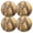 Brown, variant on Ryvnso Giraffes on Grassland Round Plate Mats Dining Table Placemat Set of 4 for Holiday Decoration