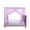 Purple, variant on Eolstice Mosquito Net Tent for Bed, One Side Opening Canopy Netting Curtain, For Bedroom Decoration, Twin Size Without Bed Frame, Insect Protection, Breathable Mesh(Blue)
