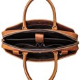 thumbnail image 4 of Elegant classic retro computer bag,brown, 4 of 6