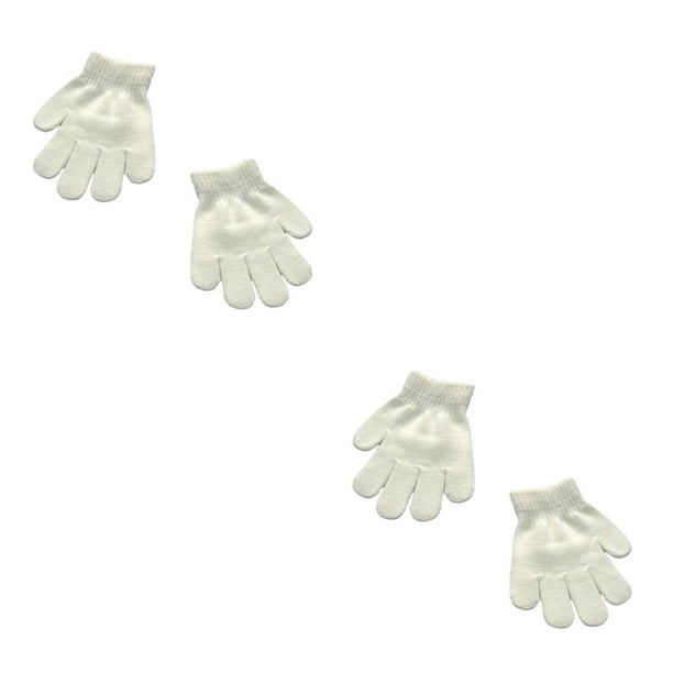 Guantes para niños Sonducket cubiertas cómodas calentador de manos térmico tejido Negro