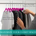 thumbnail image 3 of 25 Pack Slim Velvet Suit Hangers in Gray, 3 of 6