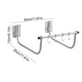thumbnail image 3 of VBXOAE Stainless Steel Foldable Wall Mounted Washbasin Rack with No Drill Easy Install,Space Saving for Bathroom and Kitchen Storage,Includes Hooks for Added Versatility, 3 of 7
