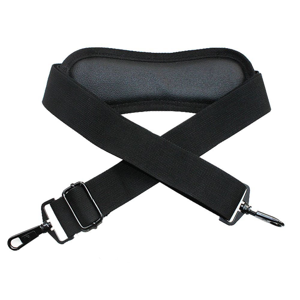 Science Purchase - Black Padded Adjustable Shoulder Strap with Swivel ...