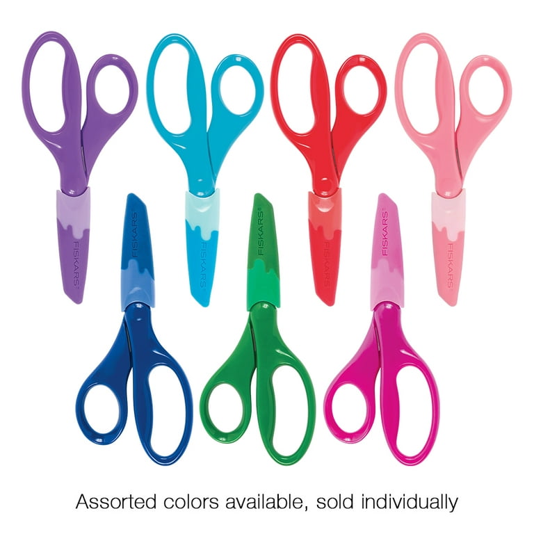 Fiskars 5 Blunt-tip Kids Scissors - 5 Overall LengthSafety Edge Blade -  Blunted Tip - Red - 1 Each - Thomas Business Center Inc