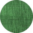thumbnail image 1 of Ahgly Company Indoor Round Abstract Emerald Green Modern Area Rugs, 8' Round, 1 of 4