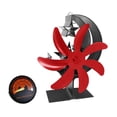 thumbnail image 3 of Ventilador de chimenea Colco 7 paletas rojo, 3 of 8