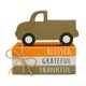 thumbnail image 1 of Decoración de otoño, estatua de coche de Acción de Gracias, libros de madera, adorno decorativo para estantería para bienvenida a, 1 of 9