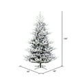 thumbnail image 3 of Vickerman 9' x 68" Flocked Hudson Fraser Fir Artificial Christmas Tree, Unlit, 3 of 5