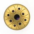 thumbnail image 4 of 5.5 Pouces Mini Langue en Acier Drum 8 Notes C-Key Handpan Drum Acier Poche Drum Percussion Instrument avec Maillets Transporter Sac pour la Méditation Yoga Éducation Musicale Zazen, 4 of 5