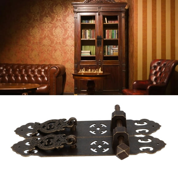 Brass Cabinet Pulls, Retro Elegant Antique Drawer Pendant Pulls, Beautifully Engraved, Easy to Install, Wide Application for Cabinets, Dressers, Wardrobes