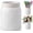 White, variant on Comfify Blue Mason Jar Utensil Holder – Wide Mouth Ceramic – Farmhouse