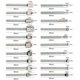 thumbnail image 2 of 20 Pack Dremel Tungsten Carbide Cutting Burrs Rotary Grinder Drill Bits., 2 of 5