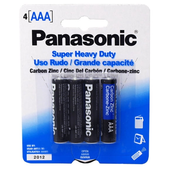 Panasonic Super Heavy Duty UM-4NPA - Battery 4 x AAA