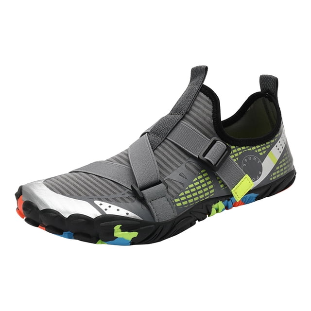 Chaussures d'Eau d'Été pour Hommes Séchage Rapide Chaussures de Randonnée Natation Traçage de Rivière Respirantes N